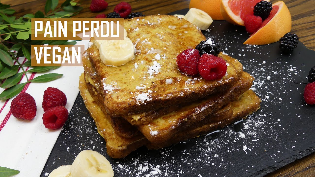 Pain perdu VEGAN || Recette ultra facile | SANS ŒUF et Délicieux!