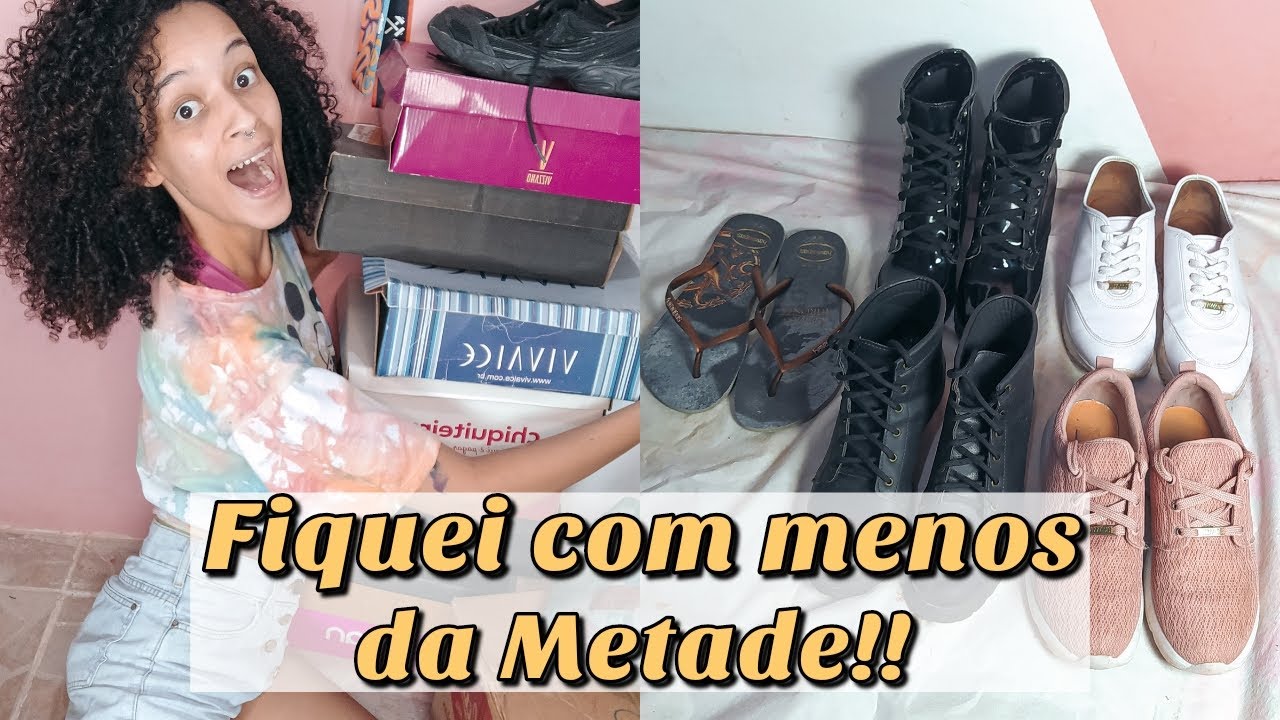 🟡 Destralhe de Sapatos │ Minimalismo
