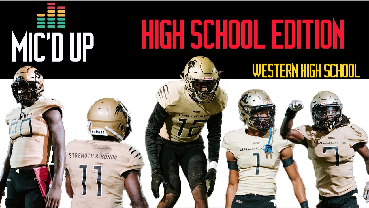 HIGHSCHOOL FOOTBALL PLAYER MIC’D UP!! EP:3 || WESTERN High VS South Dade High school football