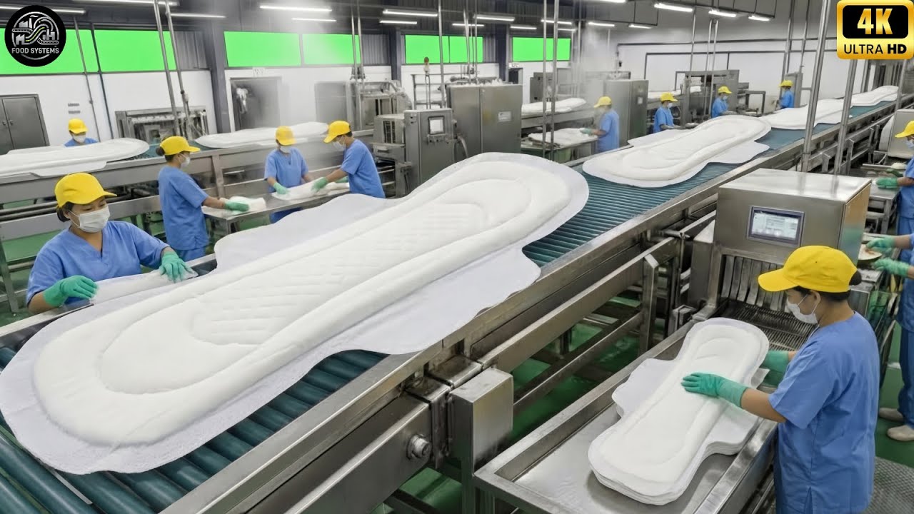 How Reusable Sanitary Pads Are Made from Shimool Tree Cotton: Inside the Factory (Full Process)