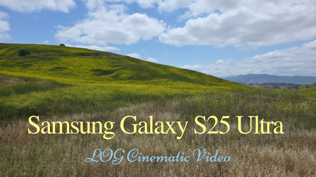 Samsung Galaxy S25 Ultra LOG Cinematic Video