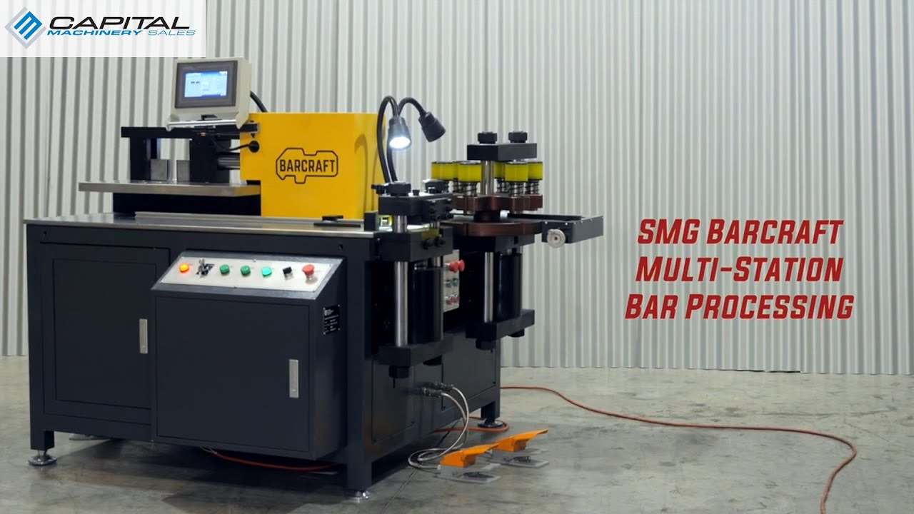 SMG BarCraft XA NC Three in One Busbar Processing Station Sales Video