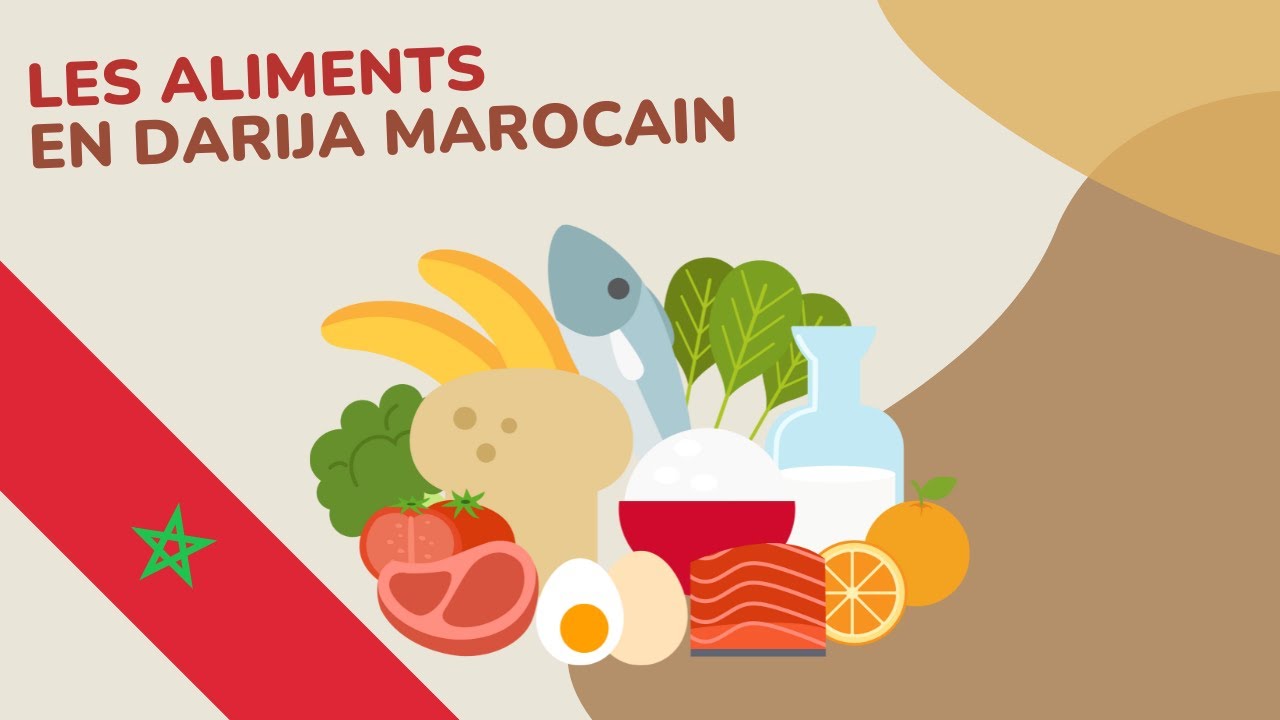 #16 🇲🇦​ Apprendre le darija/arabe marocain : Les aliments de base et les boissons