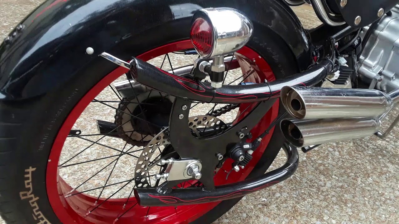 Best looking Schwinn spoiler chopper 4stroke 50cc with jockey shift