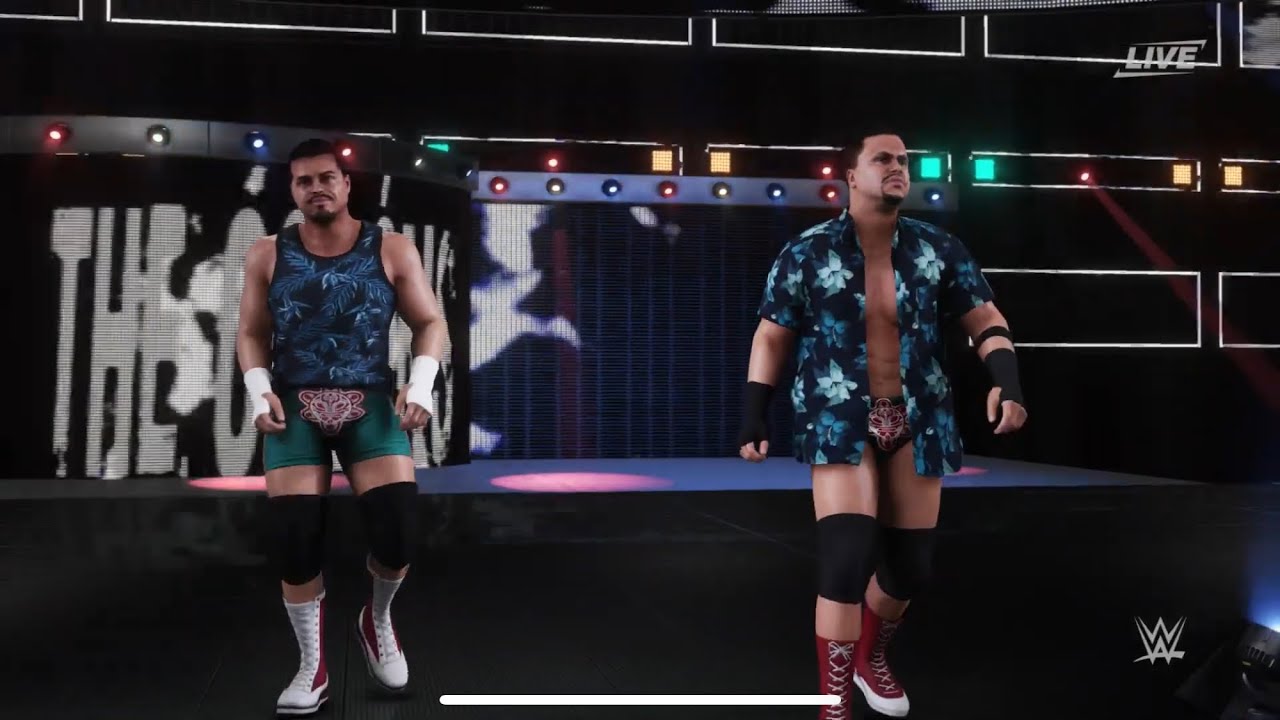 WWE 2K18 PS4 : The Colon : Entrée.Coup Special.Finisher Tag Team