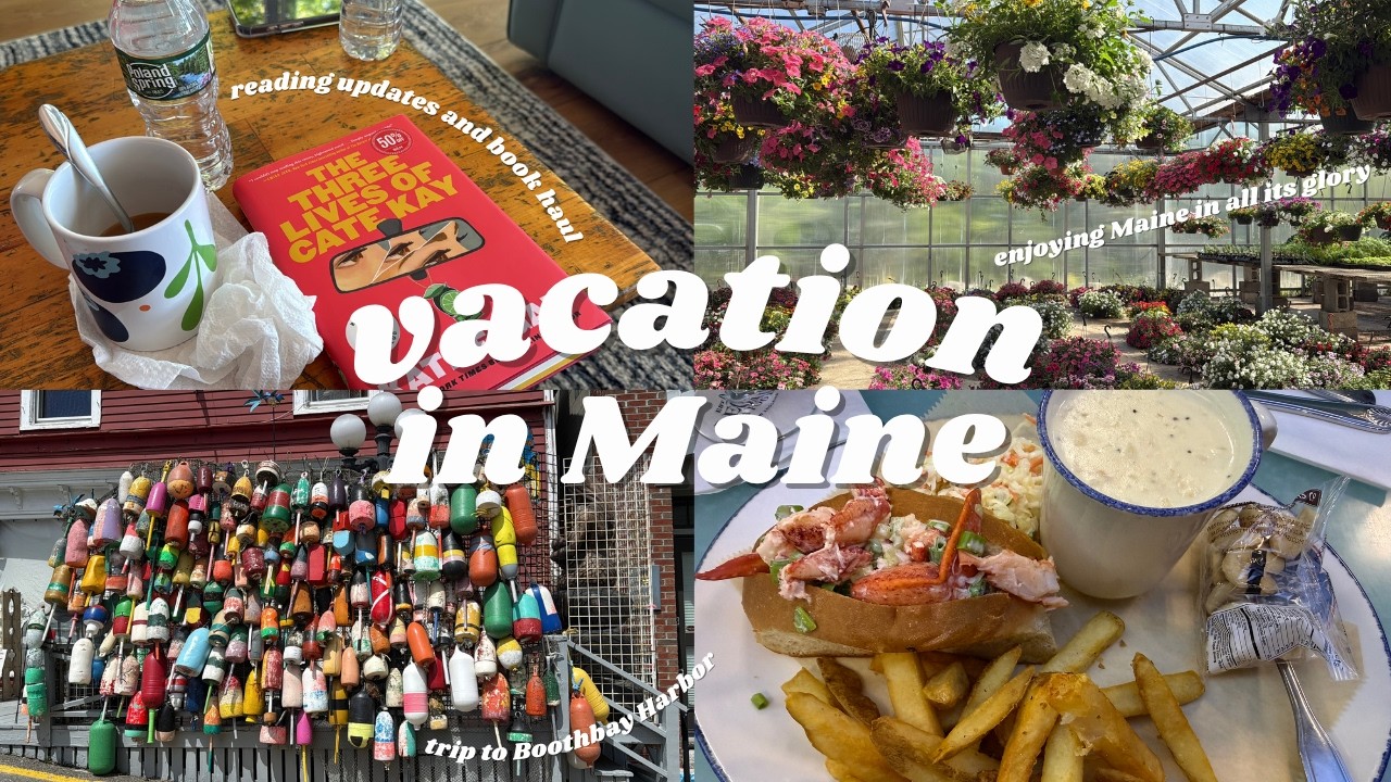 june reading vlog | what i read on vacation 🚤🌲🌈