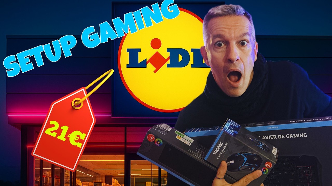 TEST Setup Gaming LIDL à petit prix 21€ : merci Tronic !