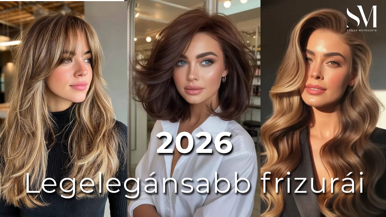 2026-os Hajinspir&aacute;ci&oacute;k. Időtlen &eacute;s eleg&aacute;ns frizur&aacute;k