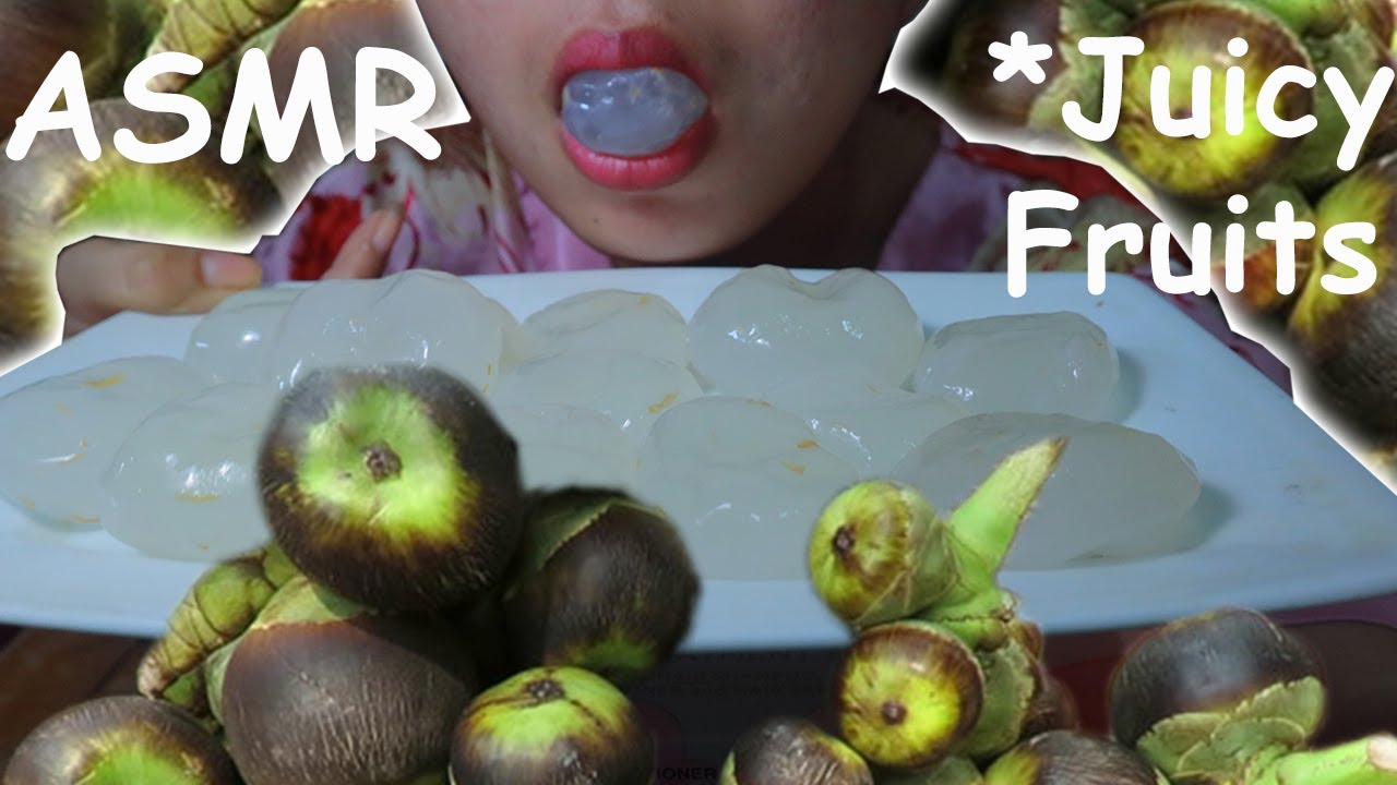 MUKBANG EATING FRESH PALM FRUITS ASMR (Extreme Juicy Fruits ) | Bopha ASMR
