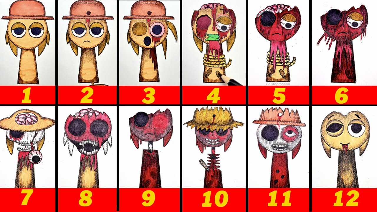 [Sprunki transformation] Tunner phase 1 to 12