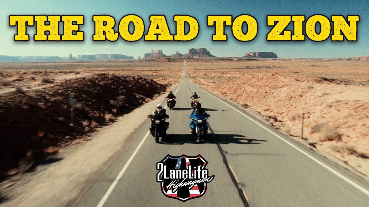 Motorcycle Road Trip! Monument Valley, Sand Caves & Zion at Sunset