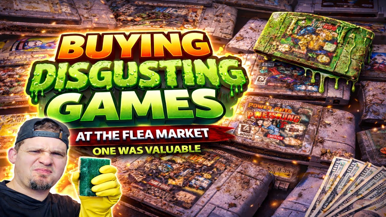 Buying Disgusting Games at The Flea market....Will They Work??