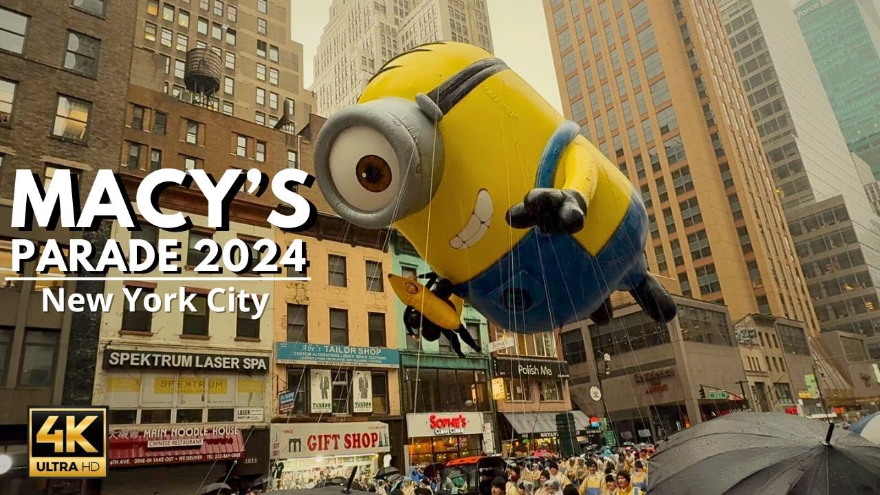 🇺🇸 2024 Macy's Thanksgiving day parade | Thanksgiving 2024 | NYC Macys Parade in 4K  🎉🥁📯