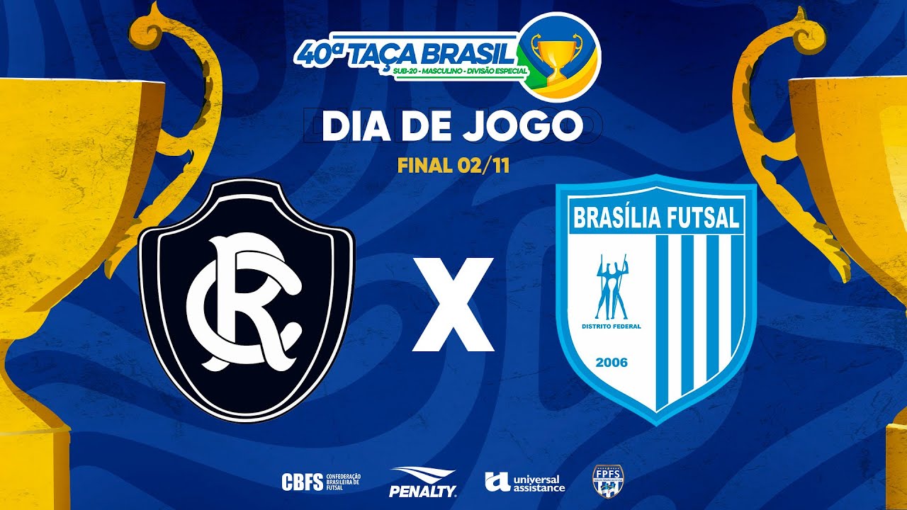 Taça Brasil Sub20 Masc. Especial |  Clube do Remo x Brasília | Final | Ao Vivo