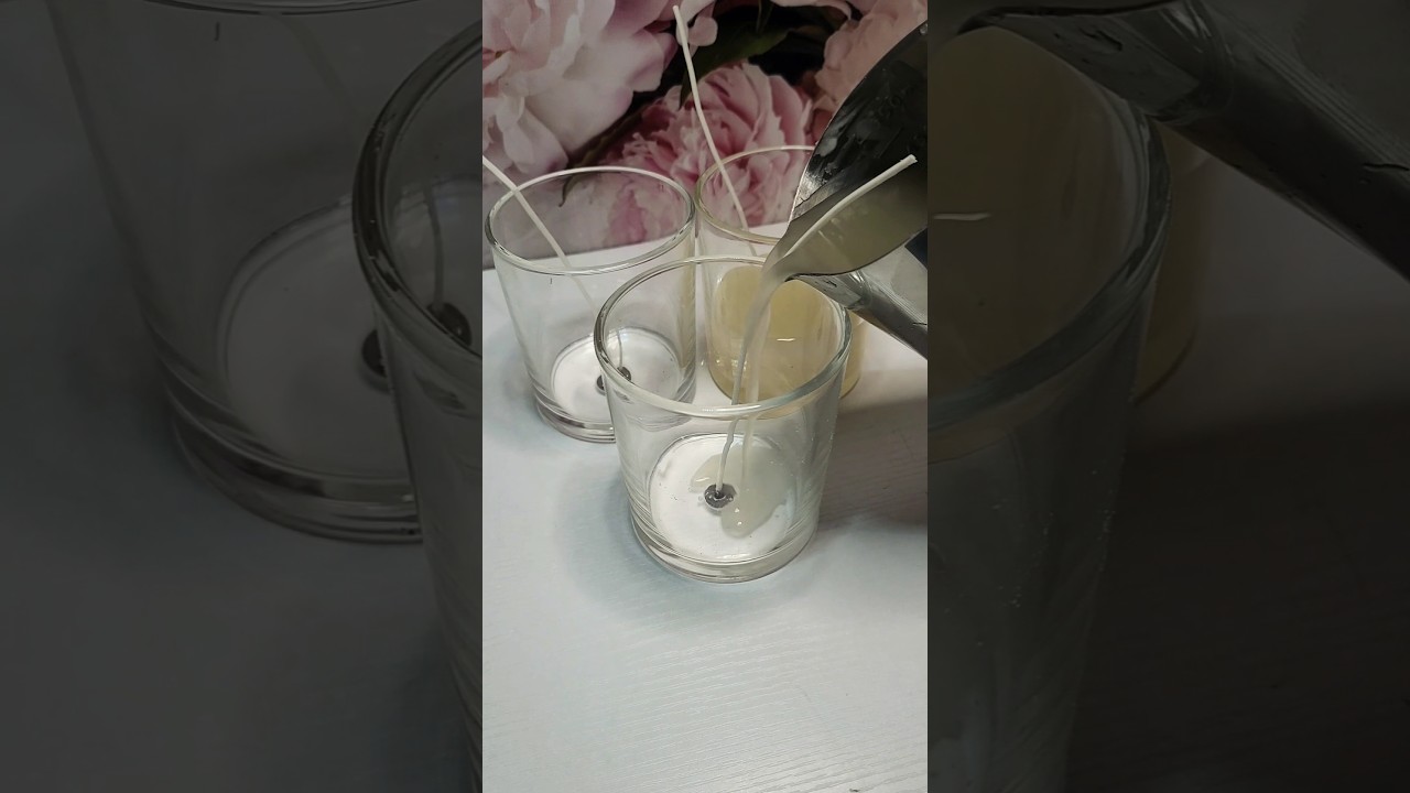 A little bit of the aesthetic process of candle making  