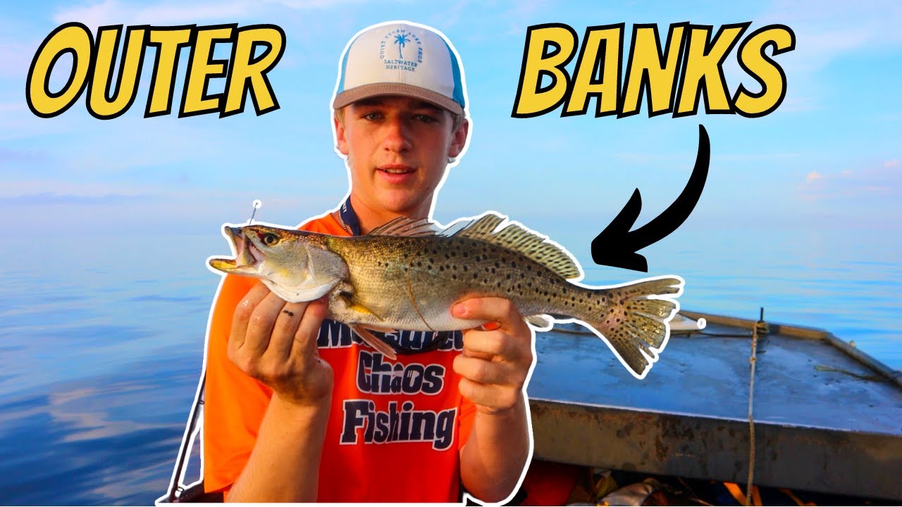 How To Catch SPECKLED TROUT In The OUTER BANKS! (North Carolina Fishing)