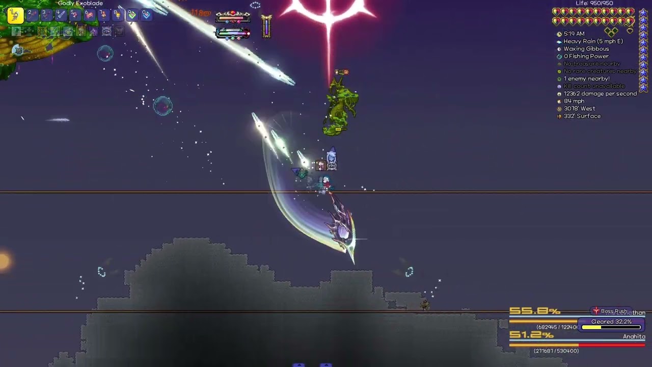 마스터데스 보스러시(Terraria Calamity Mod - Master + Death Boss Rush)