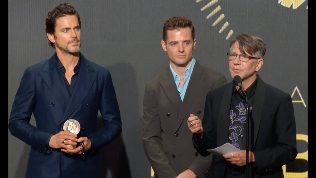 Matt Bomer and Ron Nyswaner Accept the Peabody for Fellow Travelers