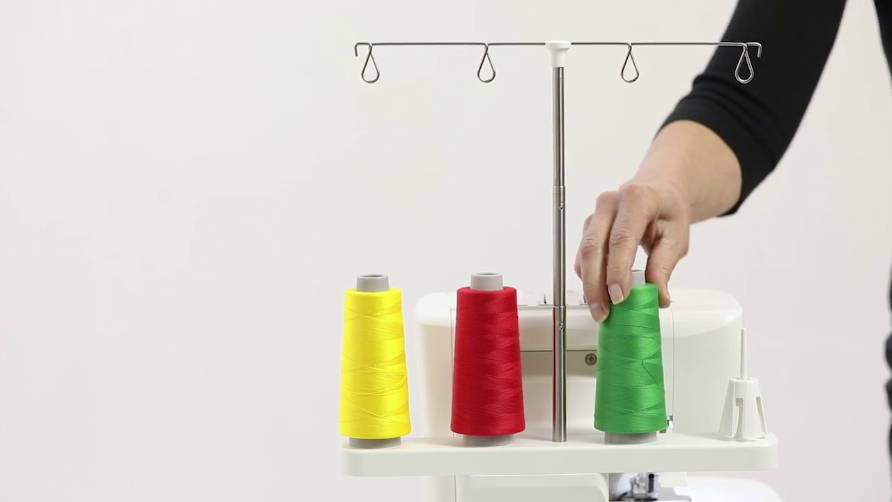 PFAFF element™ 1450OL Threading Guide: 3 Thread Overlock Narrow