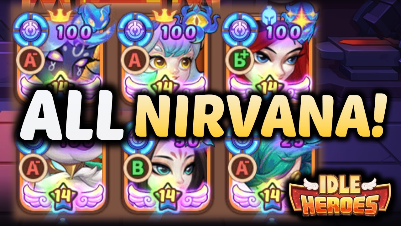 ПОЛНАЯ КОМАНДА ГЕРОЕВ NIRVANA! - Эпизод 119 - Турбо-серия IDLE HEROES