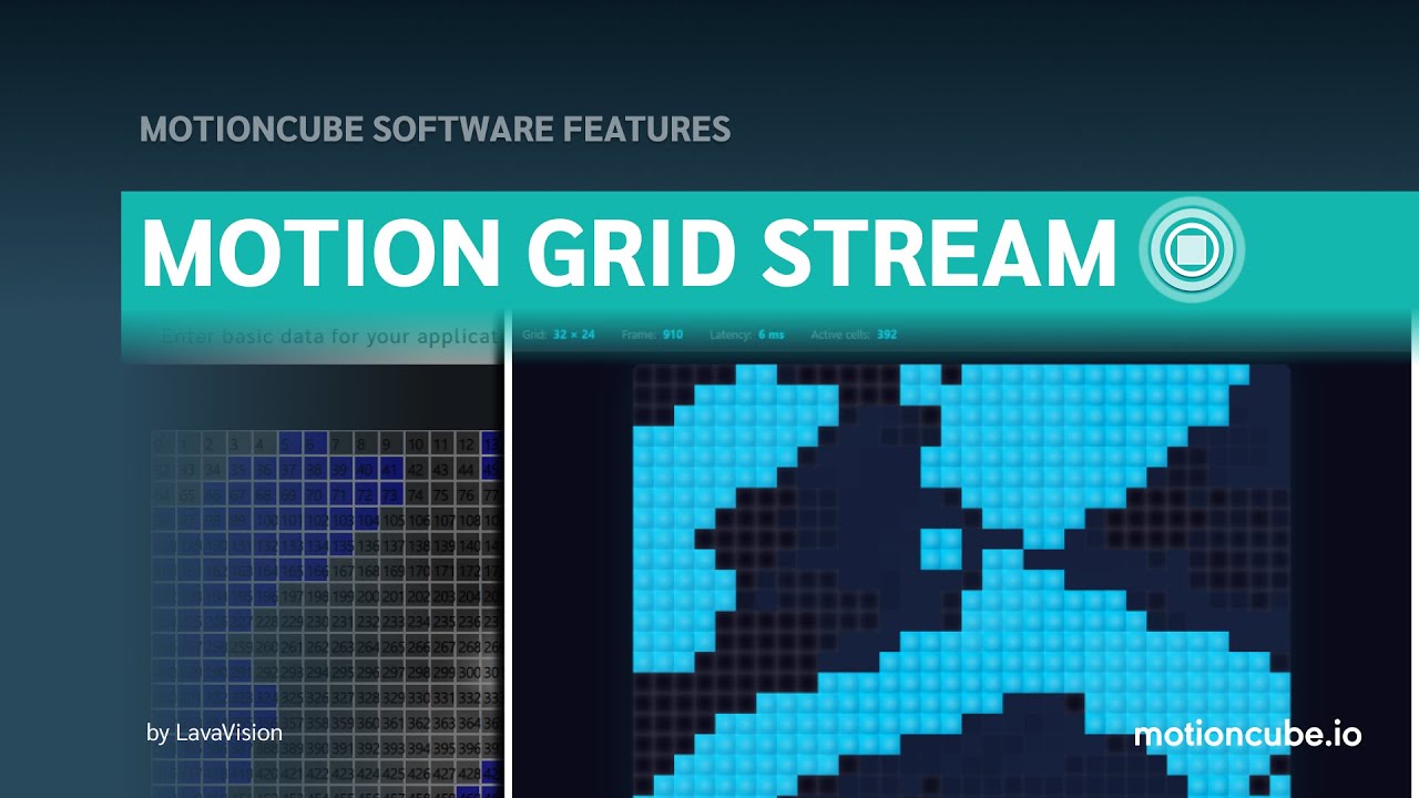 Motioncube Streams: Real-Time WebSocket Data for External Apps (Motion Grid Demo)