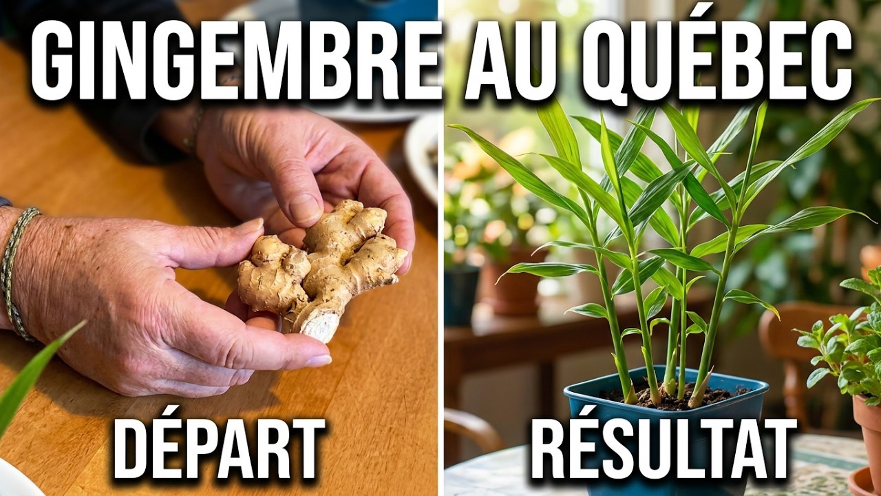 Culture du gingembre au Québec :-)
