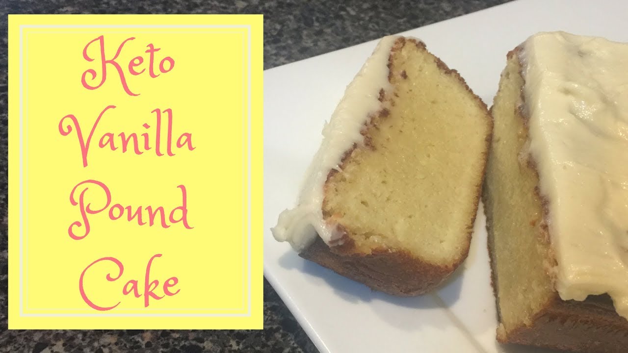 The MOST Incredible Keto Vanilla Pound Cake!