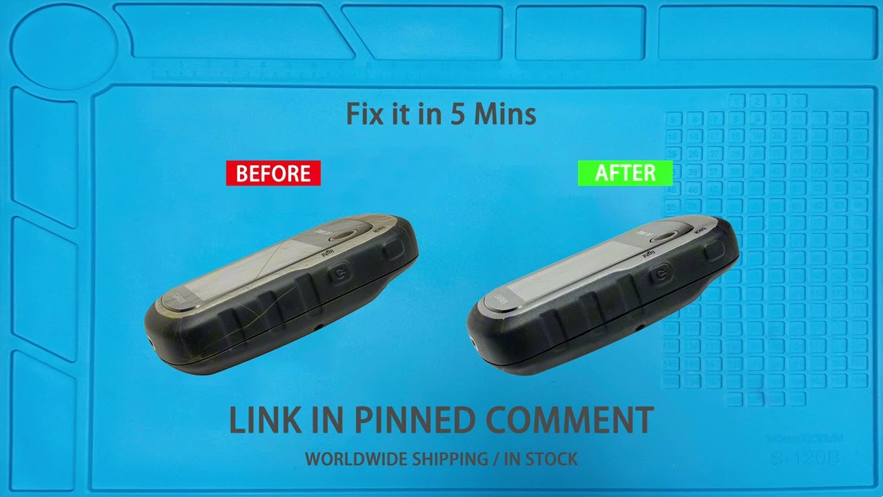How to repair an GARMIN Etrex front cover with damaged, worn, or other defective buttons?