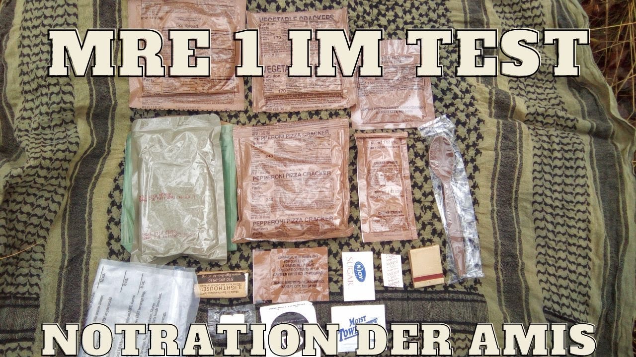 MRE Test | Menu 1 Chili with Beans | Notnahrung | Bug out Bag