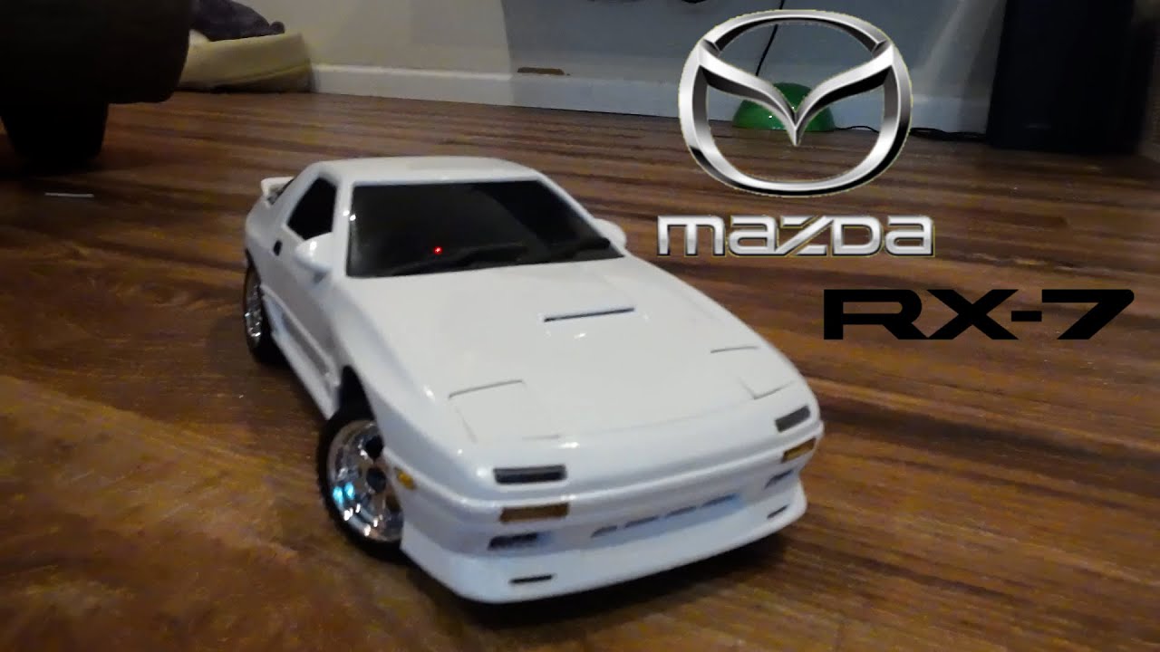 LDR/C 1/18 Scale Mazda RX7 Drift review and Drive