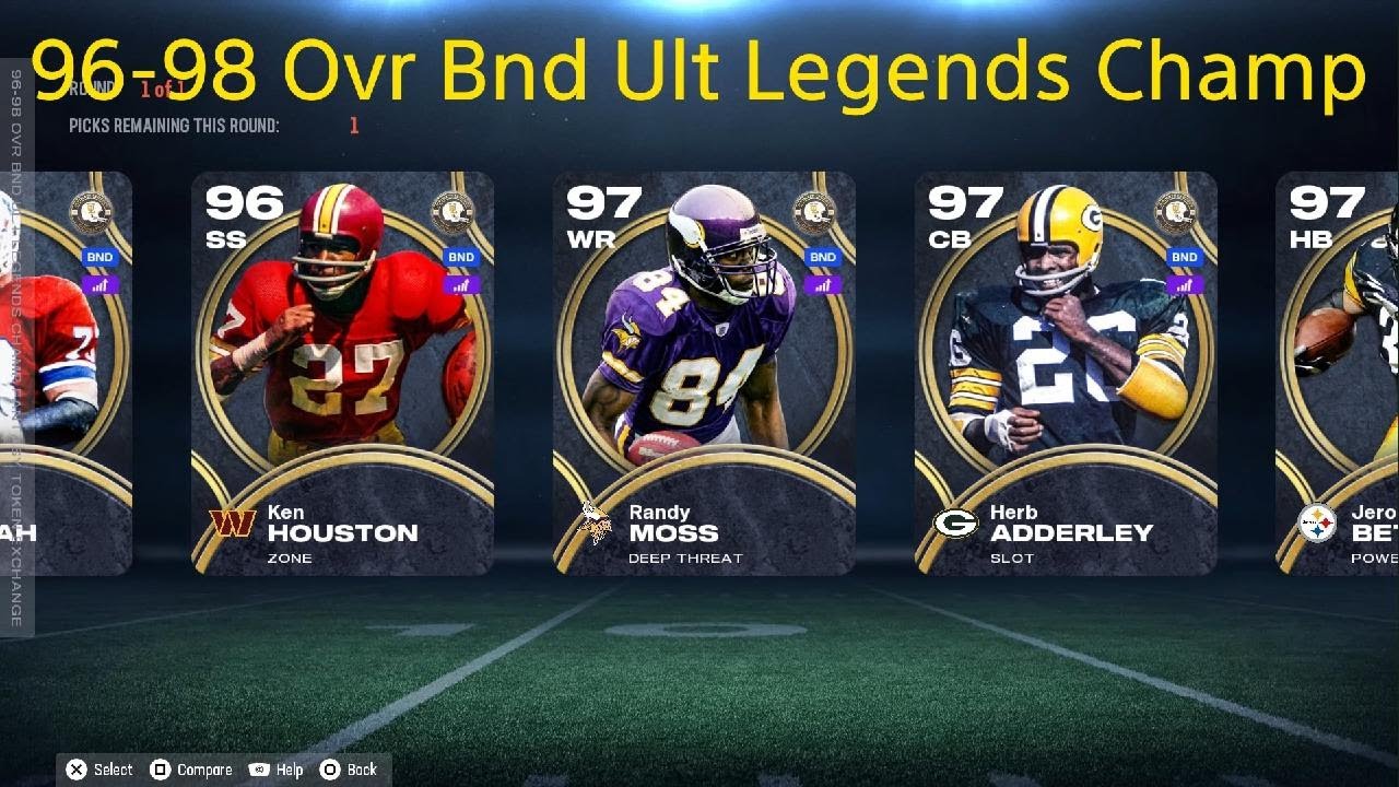 MUT 26 96-98 Ovr Bnd Ult Legends Champ Fantasy Token Exchange 25 Weekly Spotlight Tokens