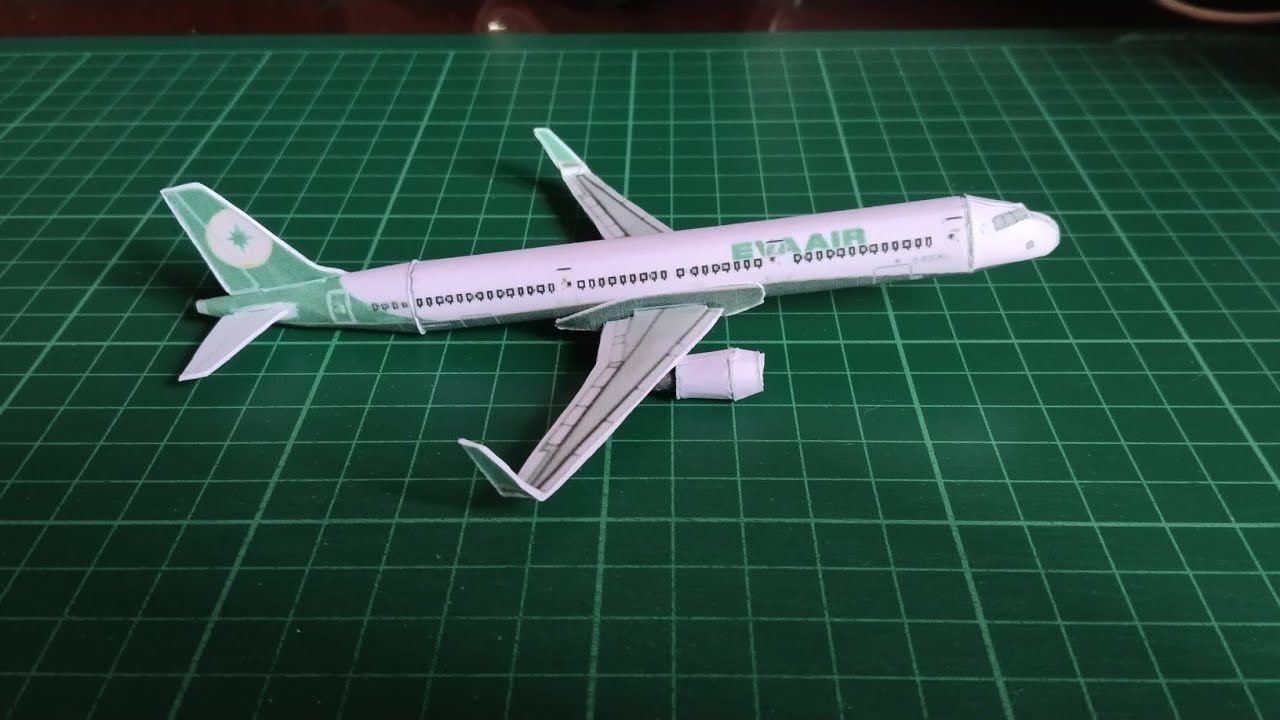 Eva Air A321-200 (B-16208) Papercraft Model 🇹🇼