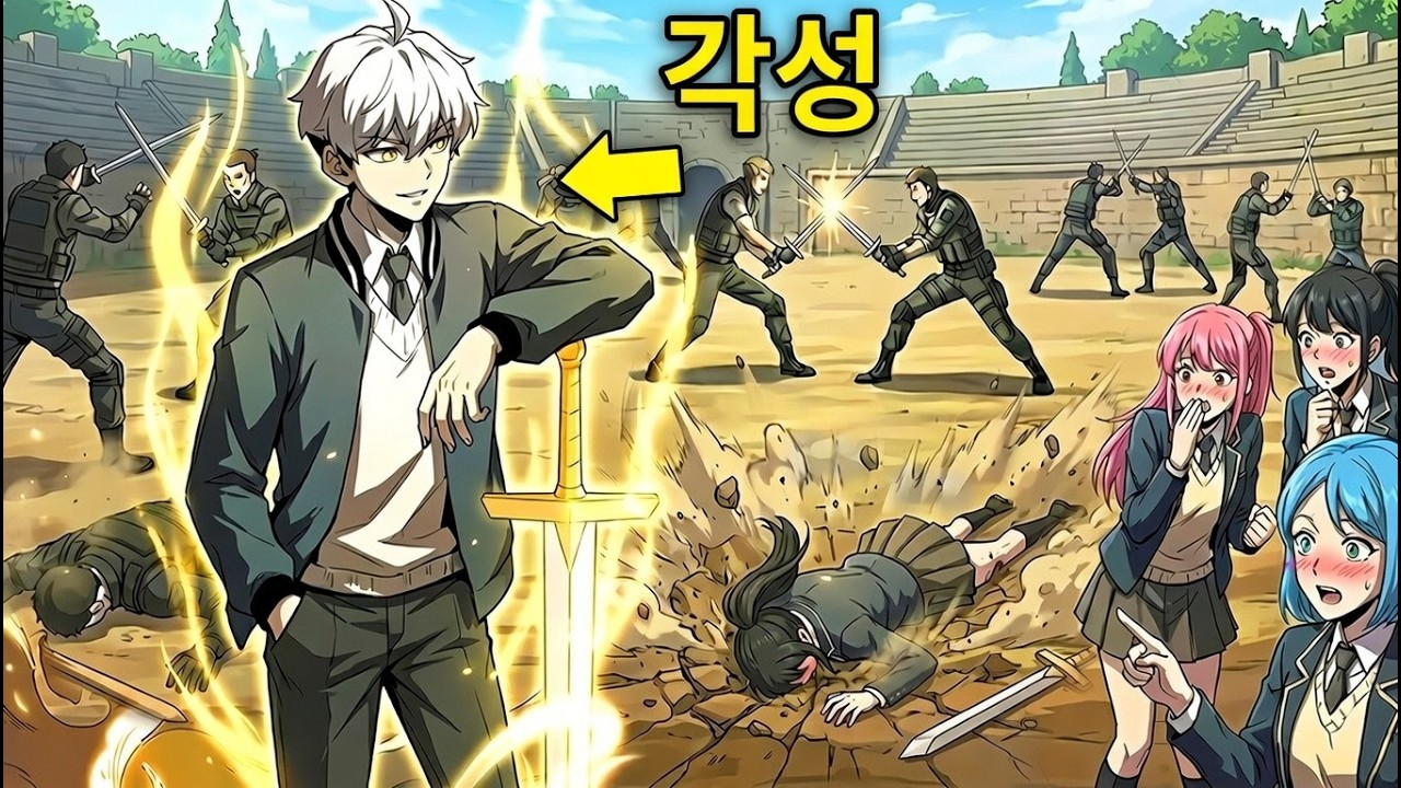 다른 이들이 단 하나의 속성만 사용할 때, 그는 5가지 재능을 가진 괴물이다! | 웹툰