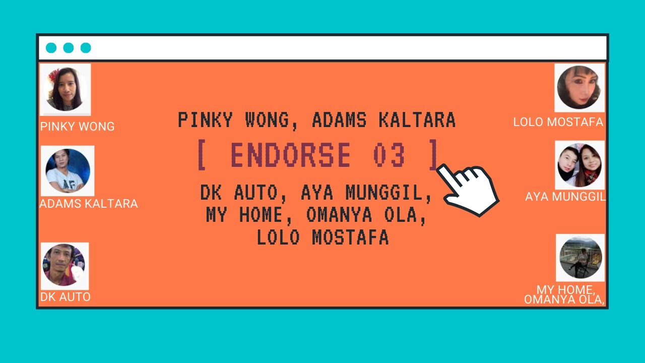 pinky wong, adams kaltara [ endorse 03 ]