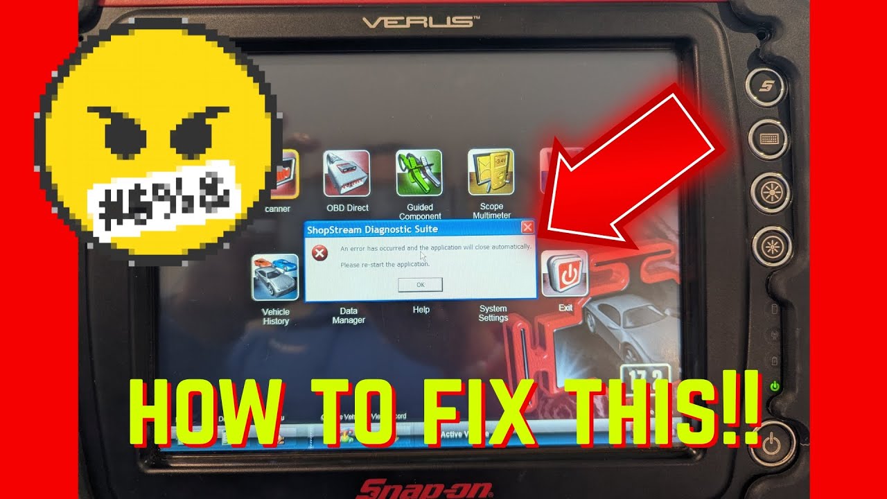Snap-on Verus Software Suite Not Opening? XT Application Error Resolved With Built-in Windows Tools!