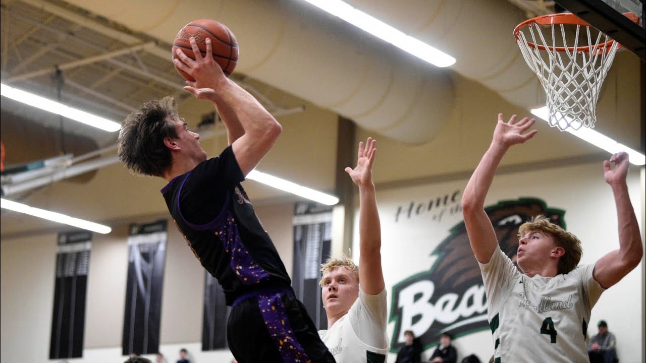 Highlights/Interview: Columbia River beats Woodland to close out boys basketball regular season