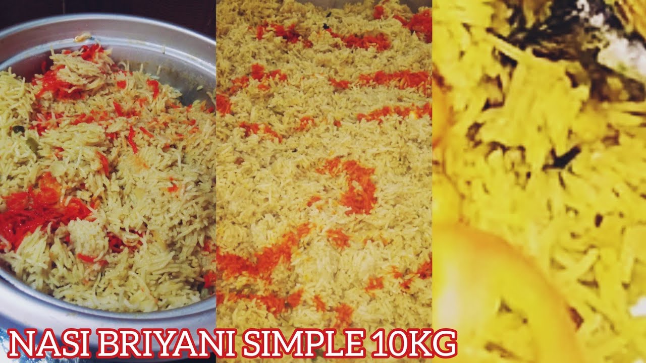 Resepi Penuh Masak Nasi Briyani Simple 10kg Untuk Makan 100/Orang - By Masak Apa Kita Resepi-242