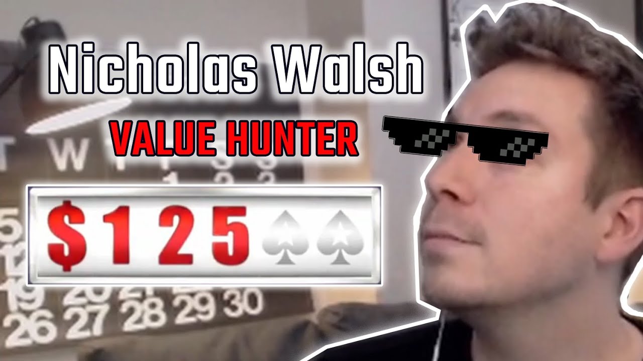 "Nick Walsh: Value Hunter" || Stream Highlights #4 || Spin & Go + Online Poker Strategy