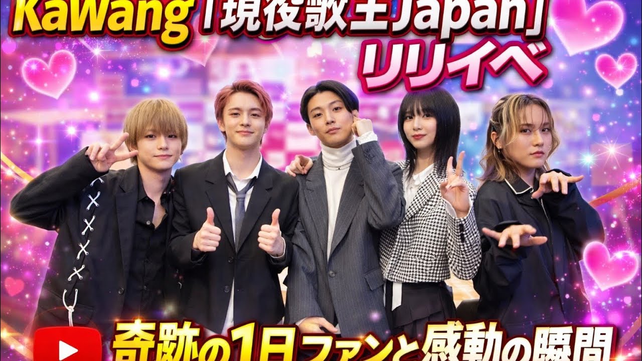【感動の瞬間】KaWang「現役歌王Japan」リリイベの思い出💕 ファンと過ごした奇跡の一日