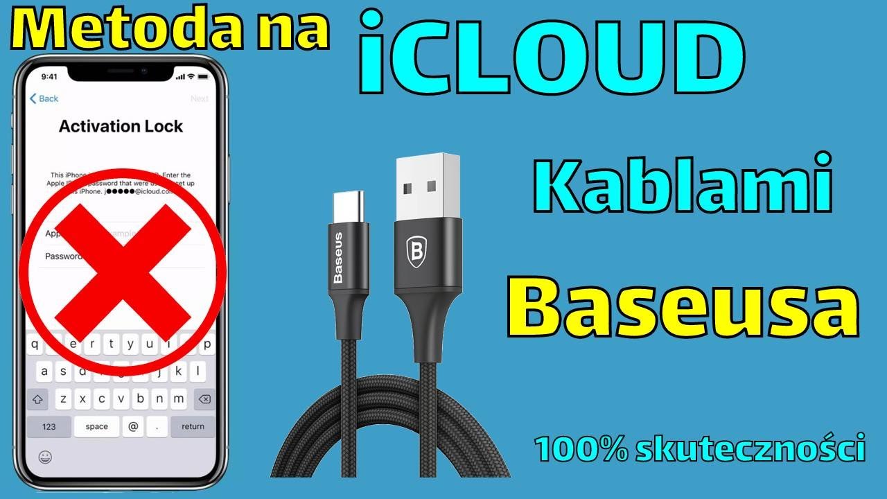 Ściągam iCloud kablami Baseus z moją modyfikacją 100% skuteczności iCloud unlock method Baseus cable