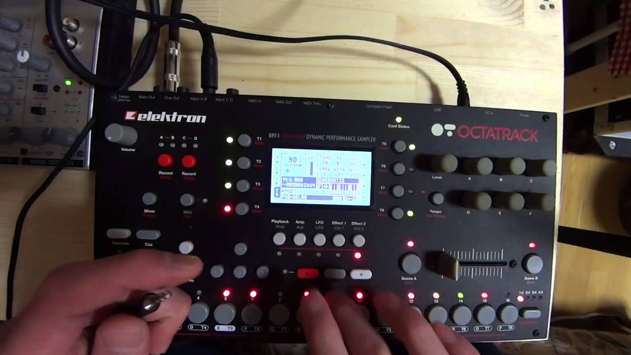 octatrack plug noise Live sampling Jam.Elektron