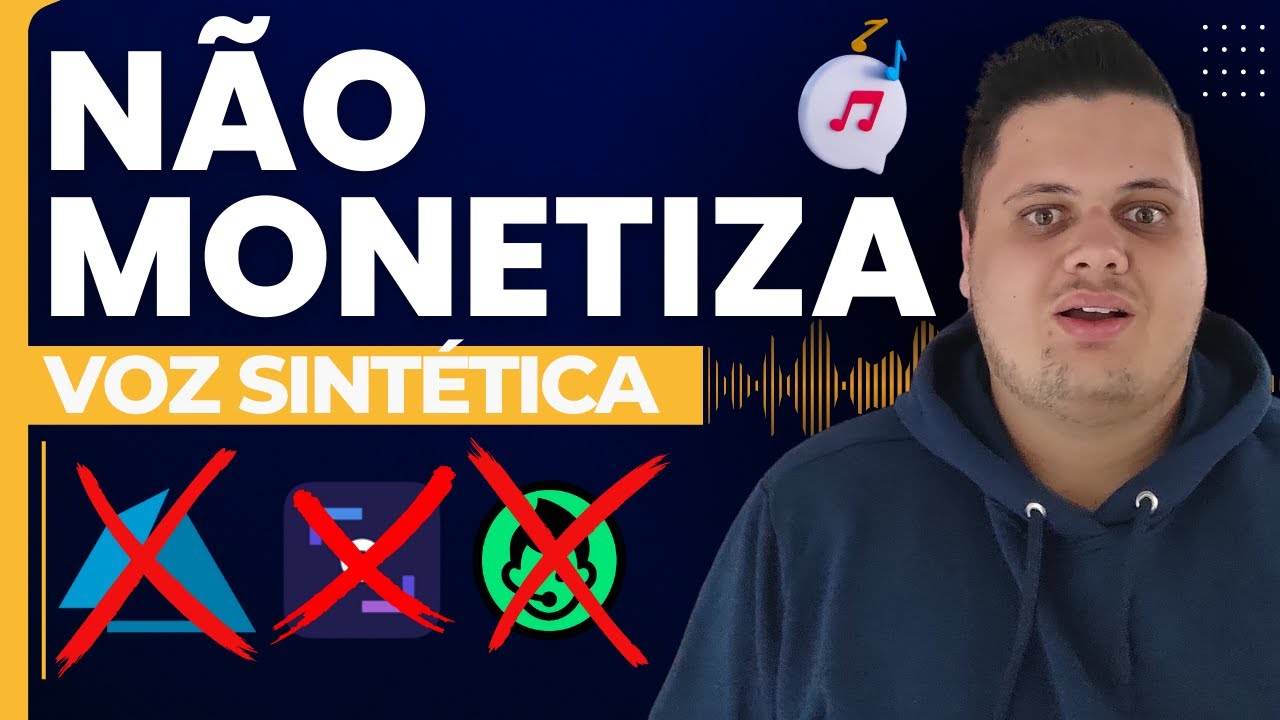 VOZ SINTÉTICA NÃO Monetiza Mais no Youtube - Será Mesmo? Canal Dark