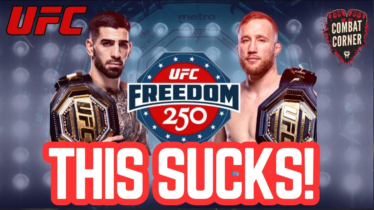 UFC Freedom 250 is an EMBARRASSING Example of OVER PROMISING & UNDER DELIVERING! | No Conor?