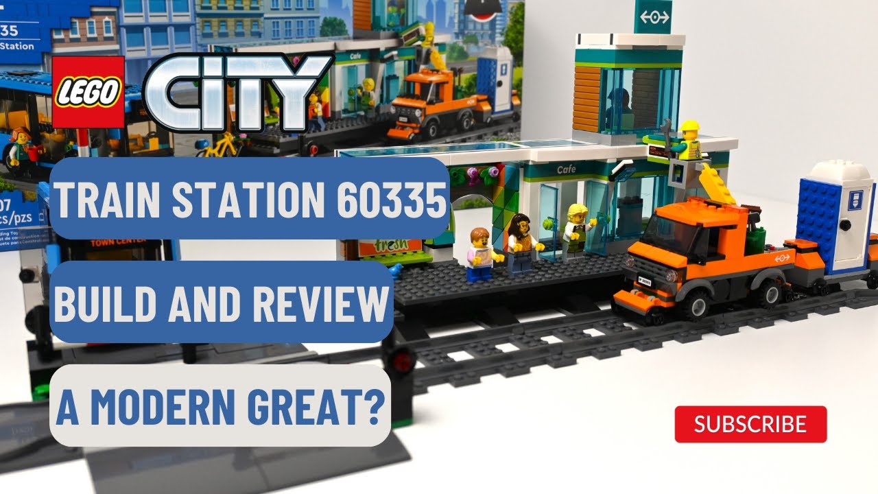Обзор набора LEGO City Train Station 60335 — потенциально высококлассный городской набор.
