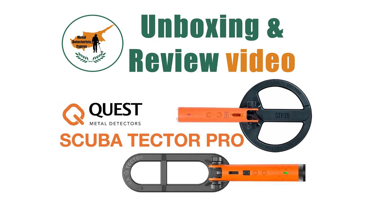 Unboxing the Quest Scuba Tector Pro and the STP20 coil  + Tips  (in #greek)