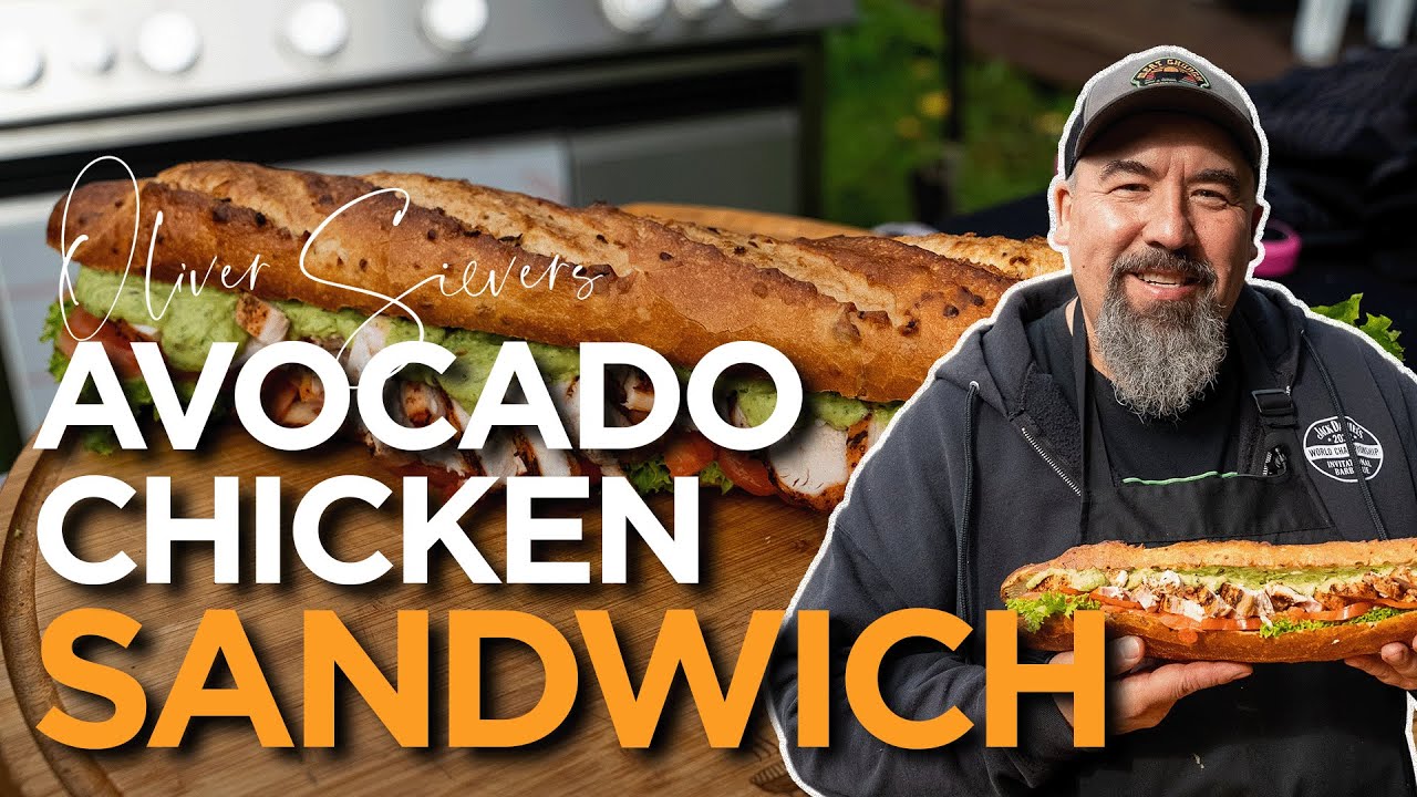 CHICKEN AVOCADO SANDWICH – Frisch, saftig & voller Geschmack 🥑🔥