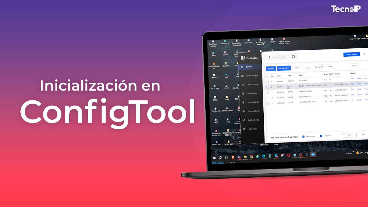 Domina la Inicialización de Equipos IP Dahua con Config Tool