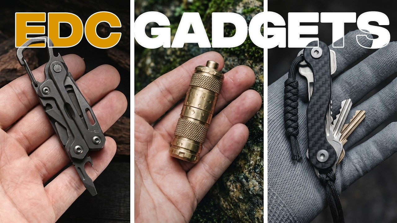 25 Minimalist EDC Gear & Gadgets You'd Love to Carry!