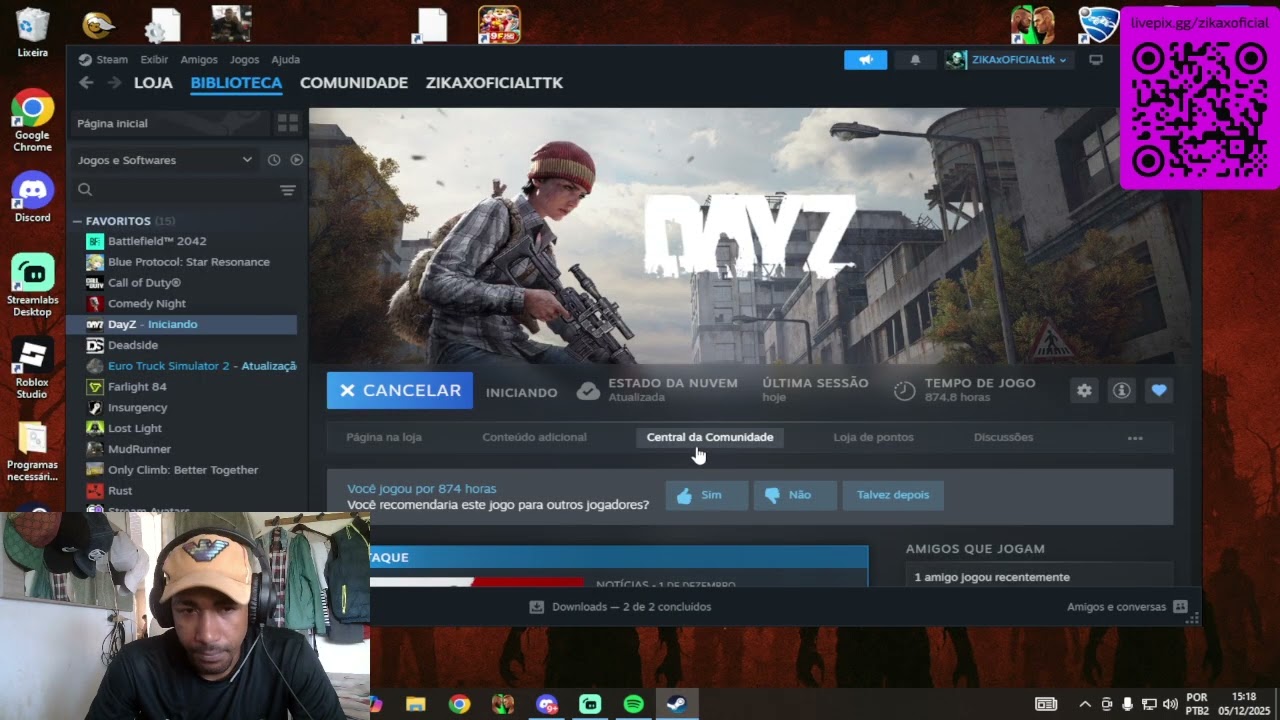CORRIGINDO ERRO PAROU DE FUNCIONAR (0XC000009A) NO DAYZ