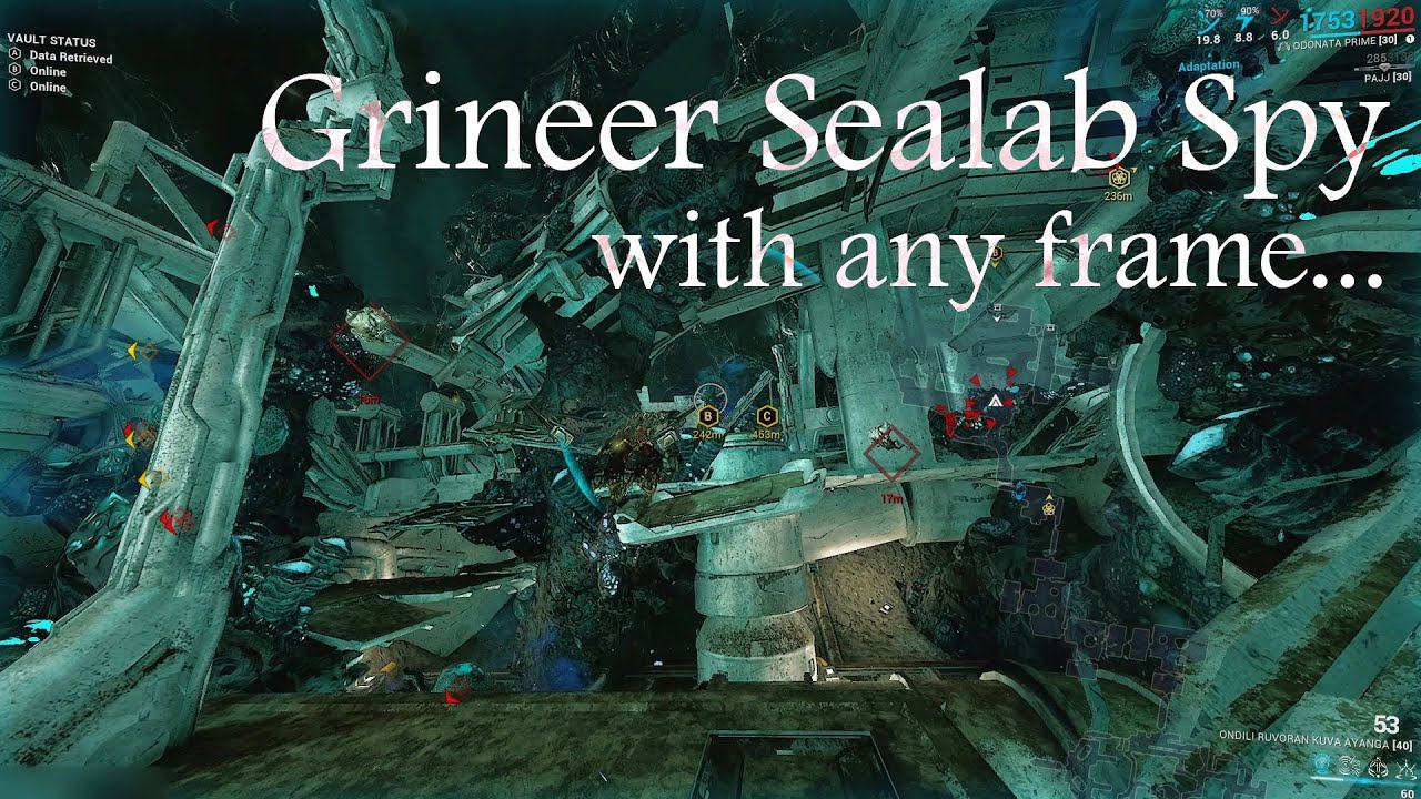 Sealab Spy, no frame abilities